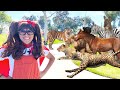 Fastest Land Animals For Kids | Soso Turns Her Fastest Land Animal Toys To Life!