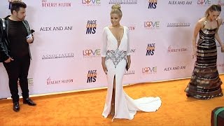 Carmen Electra 2017 "Race to Erase MS Gala" Orange Carpet