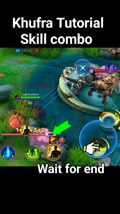 Khufra Skill Combo Tutorial mobile legends #tutorial #ml2b #shorts
