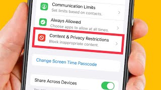 how to turn off restrictions on iphone | how to disable restricted mode on iphone ios 16