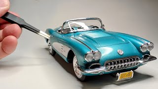 Building the 58 Chevy Corvette in by Revell