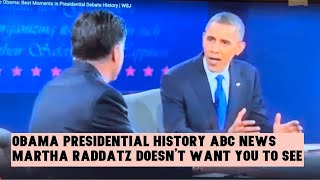 Obama Presidential Debate History ABC News Martha Raddatz Doesn’t Want You To See