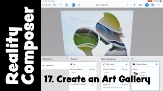 Create an Augmented Reality Art exhibit using Reality Composer