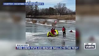 Water rescue training leads first responders to successfully save man from Rock River