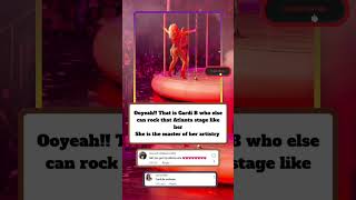 Cardi B living the life she promised her fans #performence #universe #concert