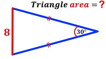 Can you find the area of the Triangle? | (Justify) | #math #maths | #geometry