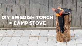 DIY Swedish Torch and Camp Stove