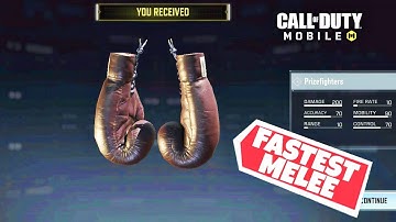 HOW TO GET/UNLOCK BOXING GLOVES/PRIZEFIGHTERS FAST IN COD MOBILE KNOCKOUT ARTIST SEASONAL EVENT CODM