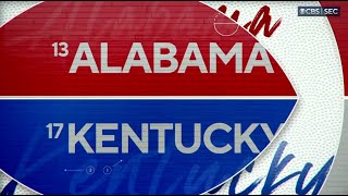 2023-2024 - Kentucky vs Alabama (Game 27)