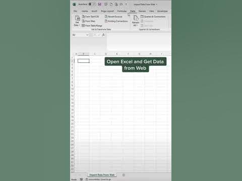Get Data from Web #excel #exceltutorial #exceltips #excelformula #short ...