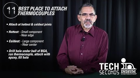 Tech Seconds with Phil Zarrow: Best Place to Attach Thermocouples