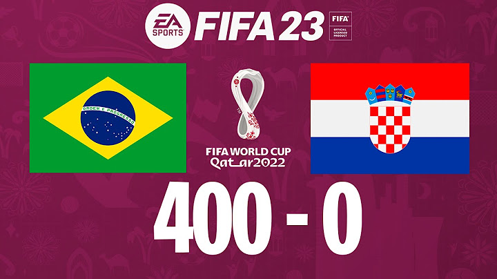 Brasil x Croácia | 400 - 0 | RUMO AO HEXA | PS5 4K