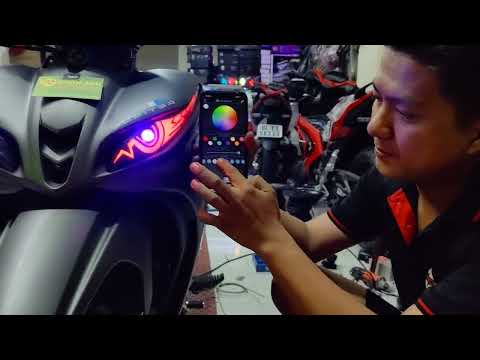 Video JUPITER FI 2022 độ full đồ chơi . đèn mắt cú quá ngầu... - youtube