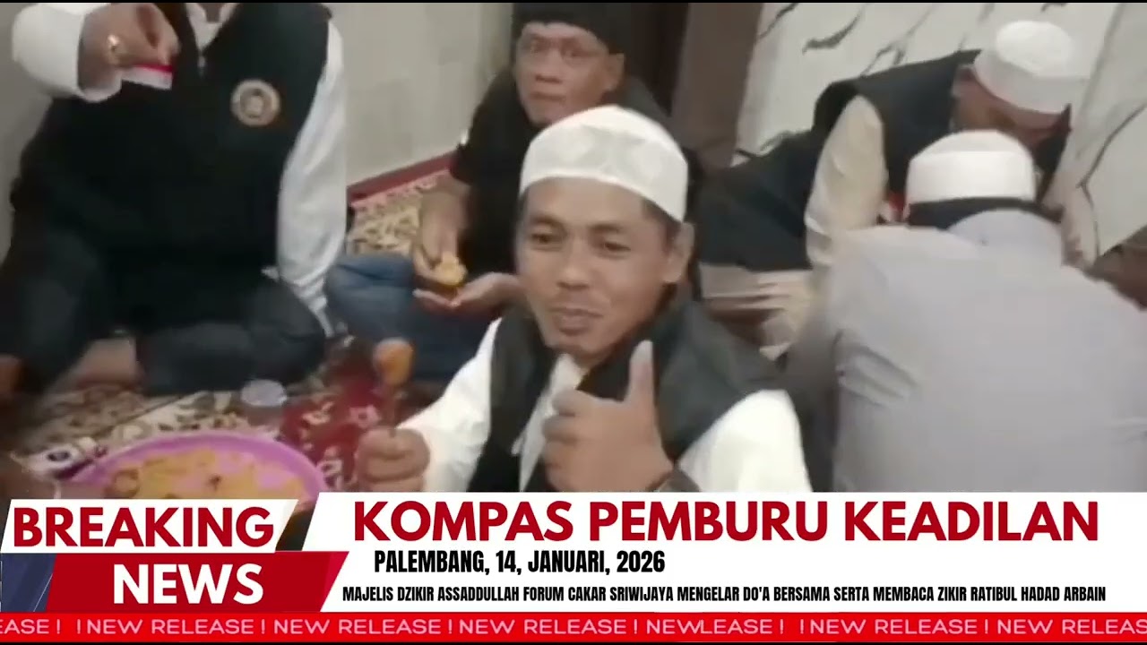 Majelis Dzikir Assaddullah Forum Cakar Sriwijaya mengelar do'a zikir Ratibul Hadad Arbain