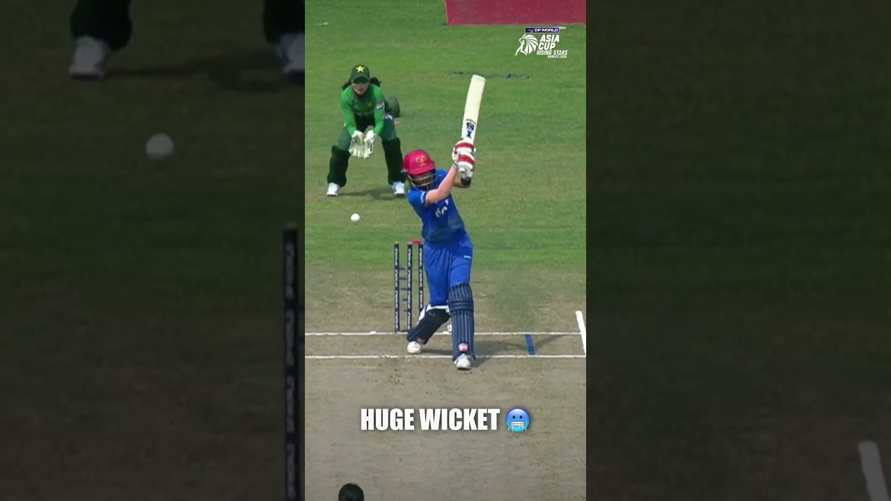 HUGE WICKET! | DP World Women's Asia Cup Rising Stars 2026