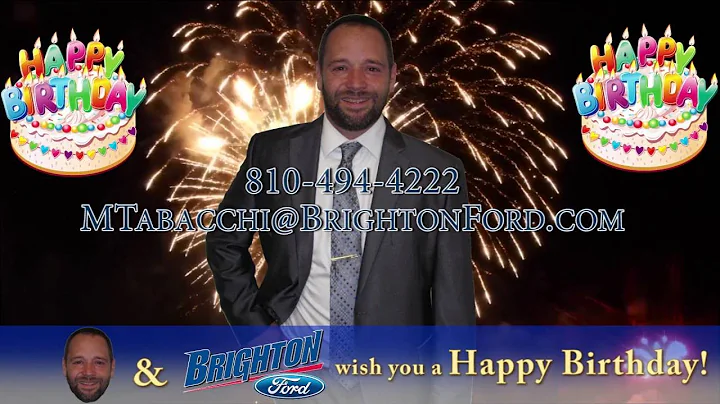 Happy Birthday From Your Favorite Salesman Michael...