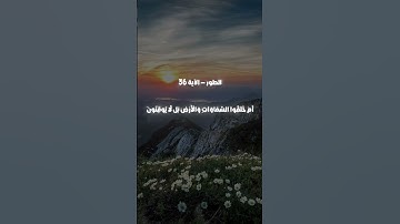 ايات من سورة الطور من | القارئ المنشاوي ❤️
