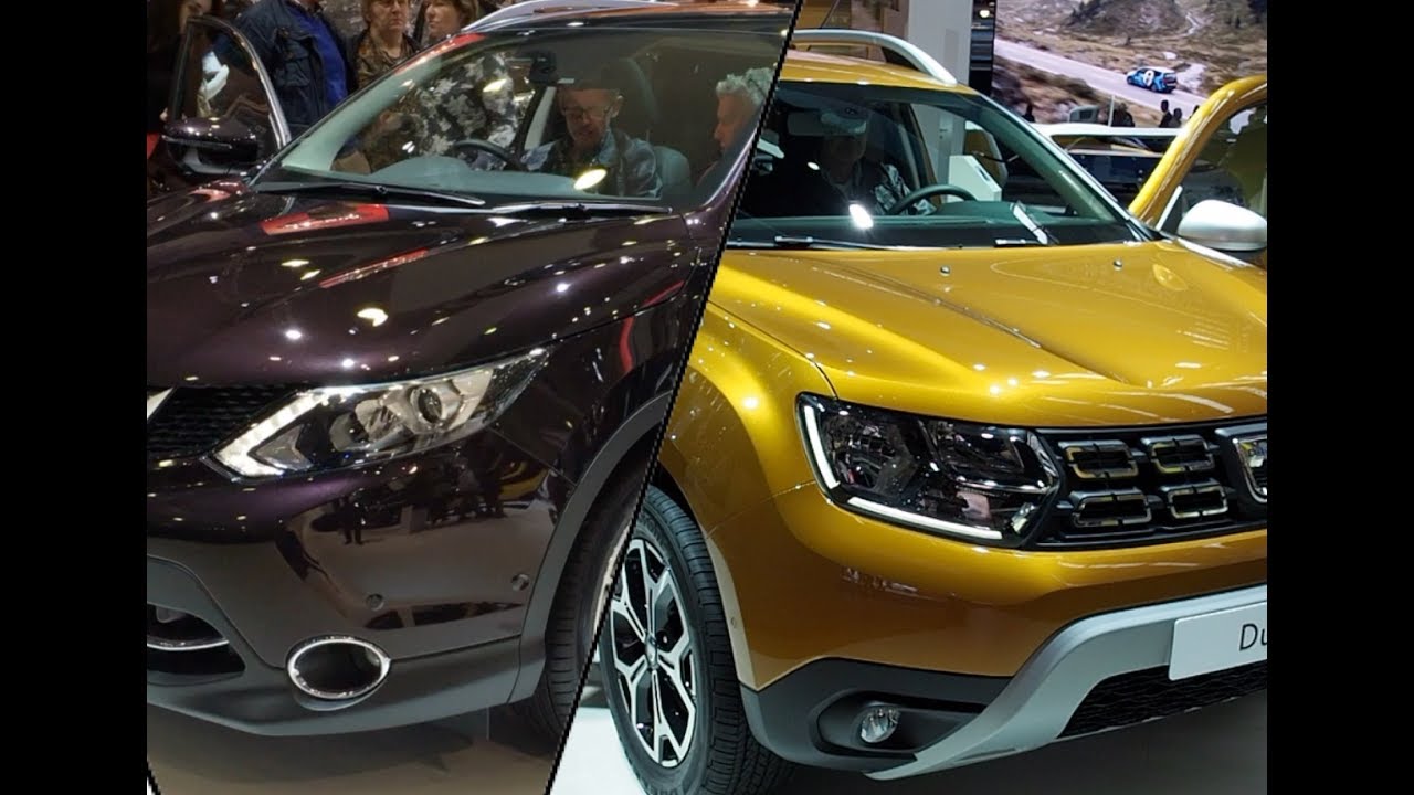 2018 Dacia Duster vs. 2017 Nissan Qashqai - YouTube