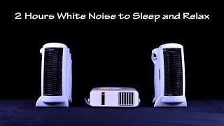 Three Fan Heaters Sound 3 | ASMR | 2 Hours White Noise to Sleep and Relax