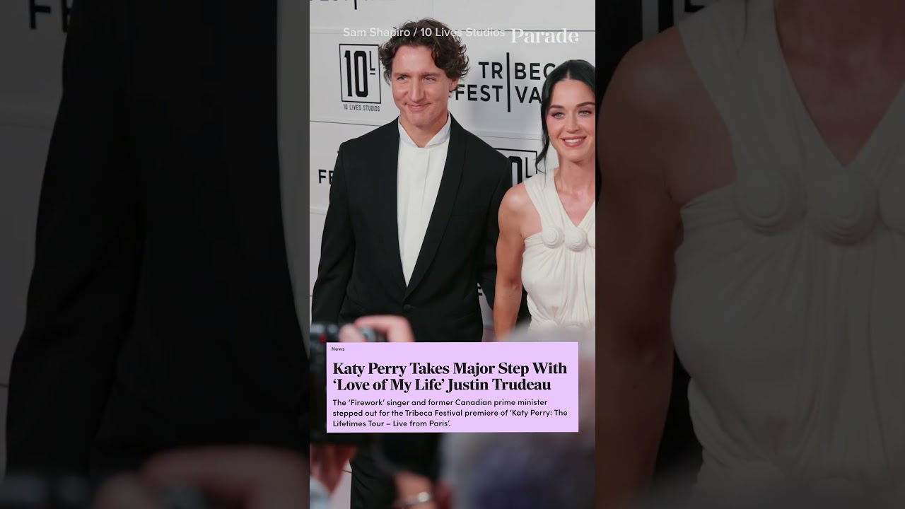 Katy Perry and Justin Trudeau Make Their Red Carpet Debut Together