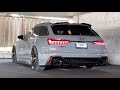 2021 C8 RS6 Stage 2 ECU Tune & Redstar HJS 200 Catted Downpipe & Resonator Delete Exhaust Sound