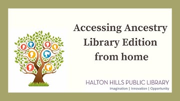Accessing Ancestry Library Edition from home