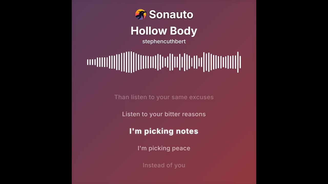 Mcfly - Hollow Body (Official'ish New Song)