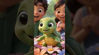 🐢 This Little Turtle Wanted to Fly! 🪽✨ | Cute Kids Cartoon #shorts #viral #viralshorts #kids