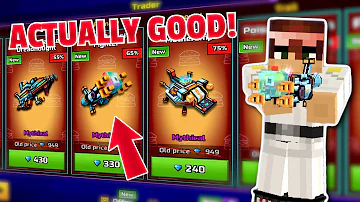 Wait… These Weapons Are Actually GOOD? Trader’s Van Review - Pixel Gun 3D