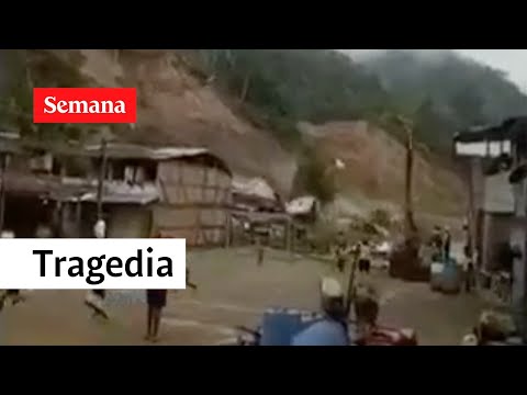 Deslizamiento de tierra cobró la vida de una familia | Videos Semana