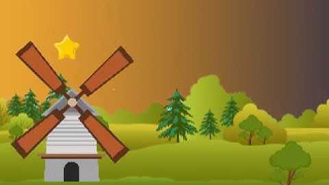 Animasi Adobe Flash CS6 Sederhana | Kincir Angin Belanda |