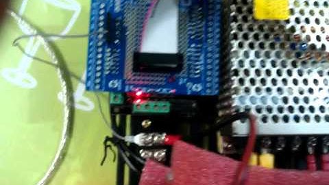 跑馬燈 字幕機 (LED Matrix) = Arduino / Motoduino + LED Matrix (32x16) + Power Supply