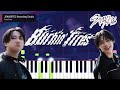 Changbin & I.N (Stray Kids) 'Burnin' Tires' Piano Tutorial + Sheet Music