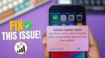 How to Fix Cellular Update Failed After Updating iPhone | Resolve Cellular Update Issue