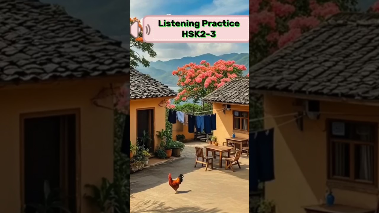 Chinese listening Practice #HSK2 #hsk3 #chineselisteningpractice