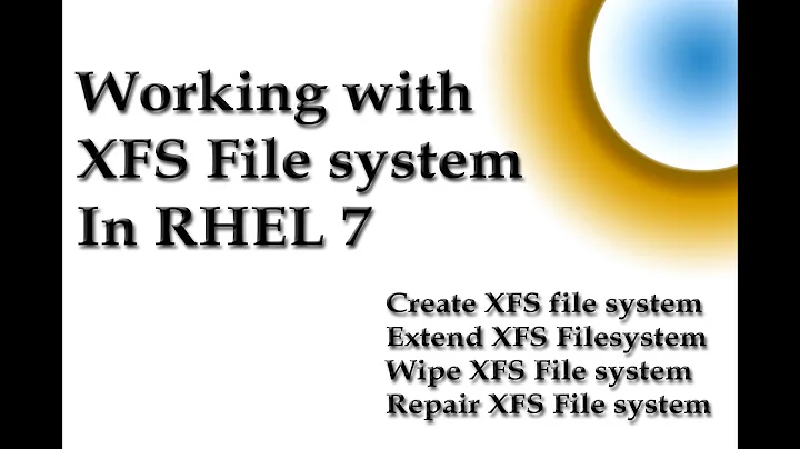 How to extend xfs file system in RHEL 7 | create, extend, wipe and repair in 10 min