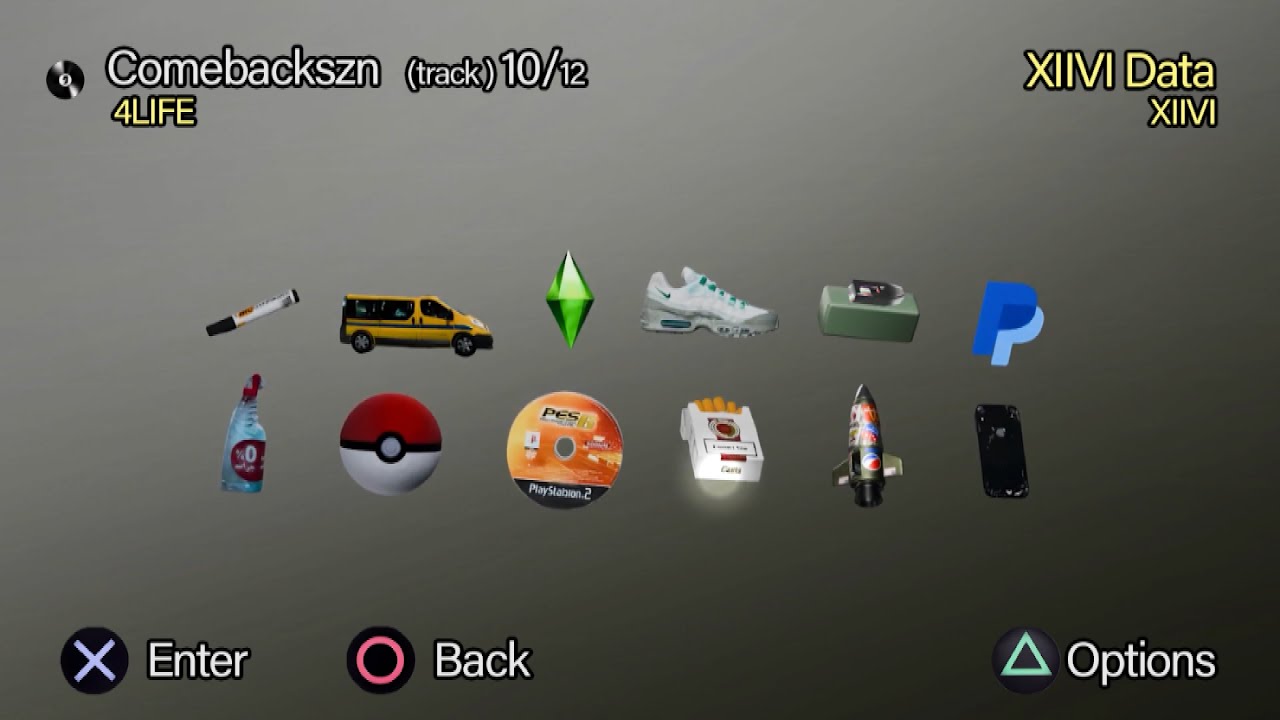 XIIVI & $MXTI - 4LIFE (Lyrics Visualizer)