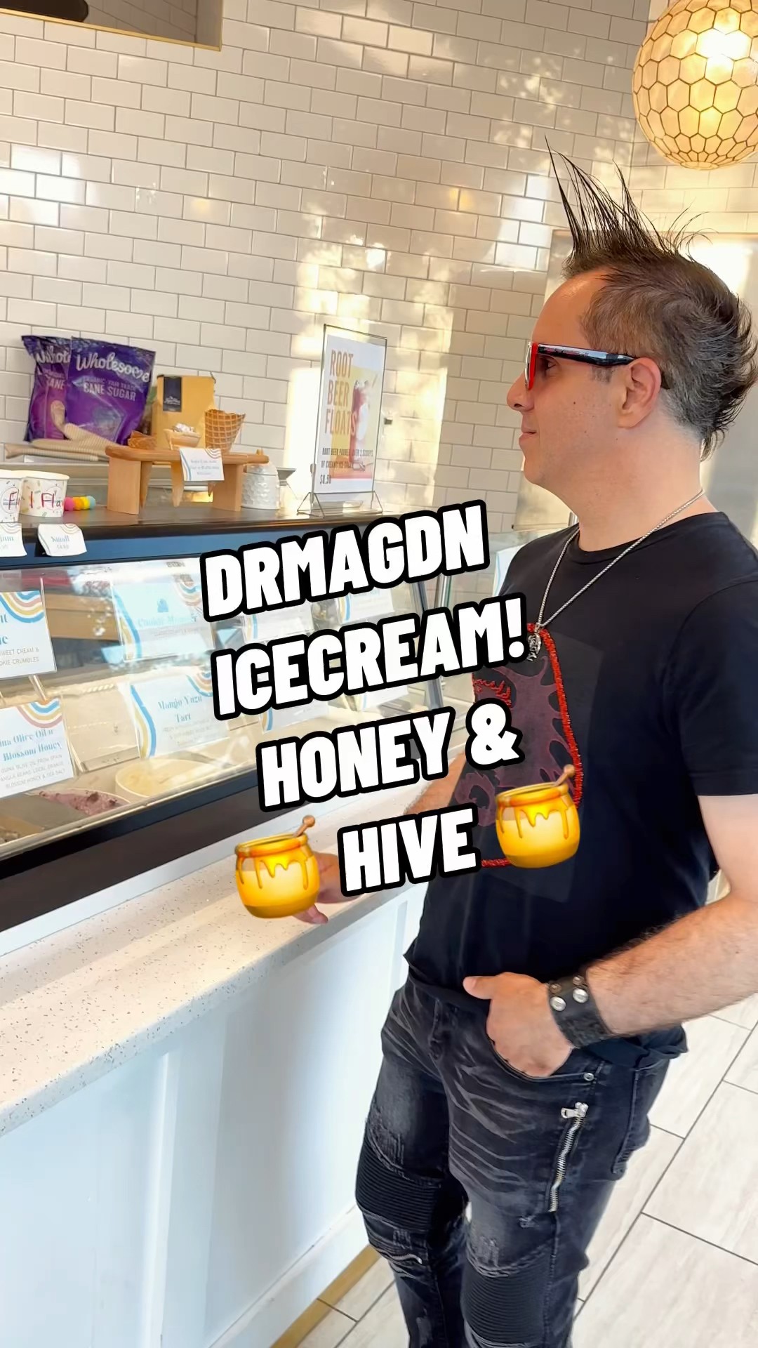 DRMAGDN ICECREAM! Honey \u0026 Hive Ice Cream #DRMAGDN #Organic #GlutenFree #ICECREAM #Desserts #Dessert