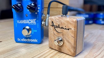 I built a tap tempo pedal for my TC Electronic FLASHBACK 2 digital delay pedal