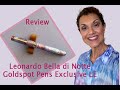 Review: @GoldspotPens  LE Exclusive Leonardo Bella di Notte aka the 4 O'Clock Flower #fountainpens