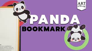 DIY Bookmark | Easy Bookmark | Diy Craft Ideas | Paper Crafts | Panda Bookmark