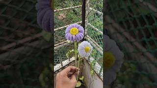 Aesthetic flower crafting with foozy wire . #aesthetic #flower #viralvideo #art #craft