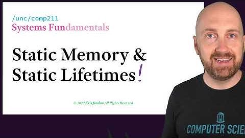 Static Memory and Static Lifetimes in the C Programming Language