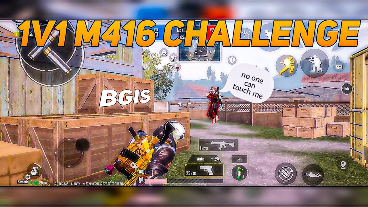 HARD BGIS 1V1 M416 CHALLENGE 😤 BGMI ⚡ || IGAMERZ || - YouTube