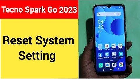 How to reset system setting, Tecno Spark go 2023 me system setting reset kaise karen