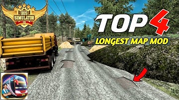 Map Mod Bussid 3.7 - Top 04 Long Extreme map Mod For Bus Simulator Indonesia।Bussid Mod Map।Bussid