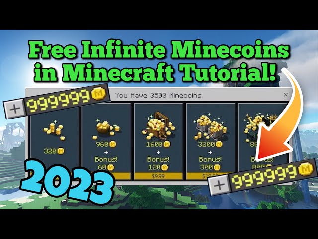 How To Get *FREE* Infinite Minecoins in Minecraft 2023! (Updated