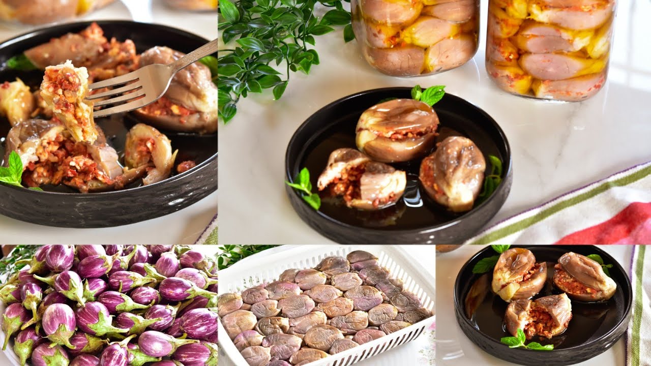 مكدوس بالتفصيل بطريقه وطعم جدا شهي على طريقتي 😋😋💯The best Maqdos