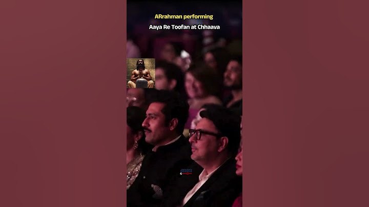 ARrahman performing Aaya Re Toofan at Chhaava Album Lauch Event | ARrahman performing Aaya Re Toofan