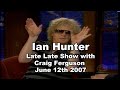 Capture de la vidéo Ian Hunter Interview On Why Cleveland Rocks + Mott The Hoople - Craig Ferguson 6/12/07